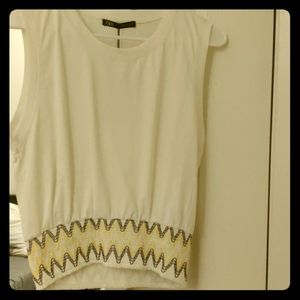 Zara crop top | US M
